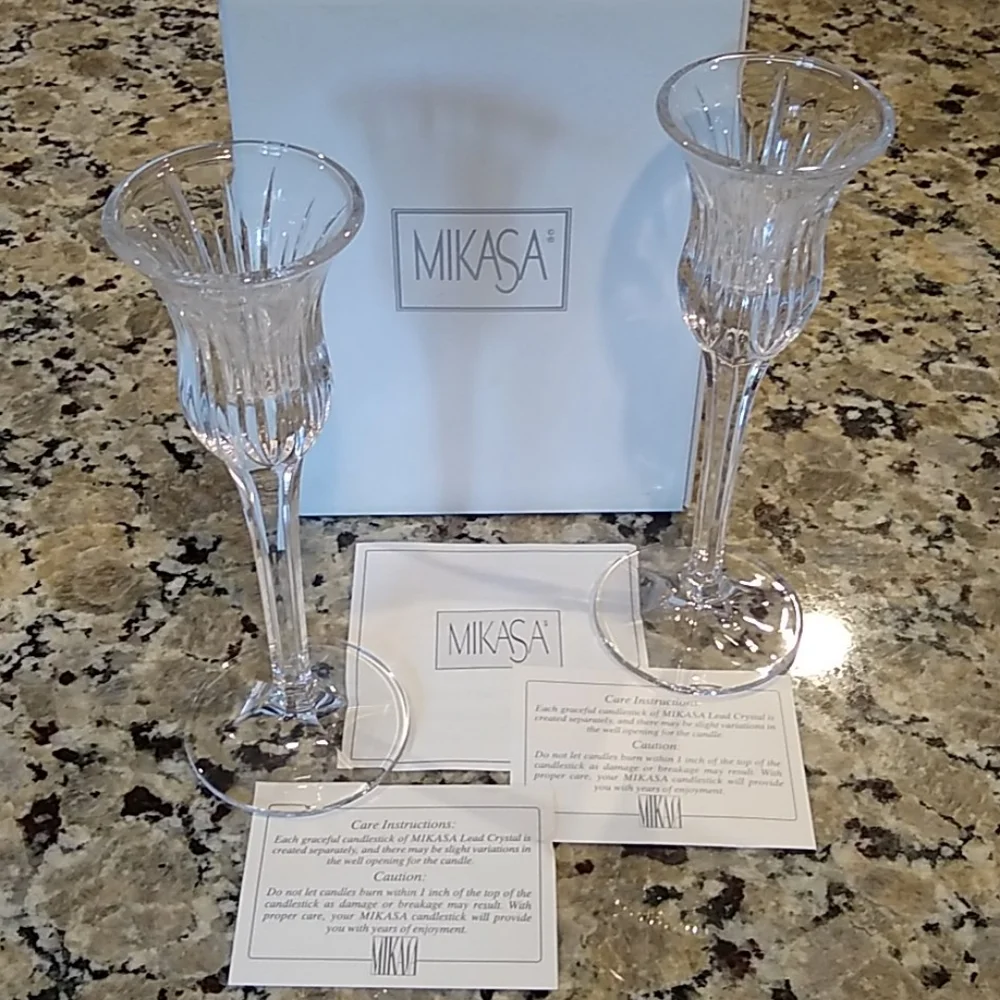 MIKASA Candleholders Crystal